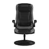 Front. Respawn Products - RESPAWN 800 - Swivel Rocker Gaming Chair, Ergonomic Floor Gaming Seat, Comfortable Video Game Rocker Chair - Gray.