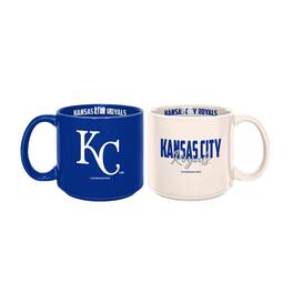 Logo Brands - Kansas City Royals 2-Pack 15oz. Stackable Mug Set - Multicolor