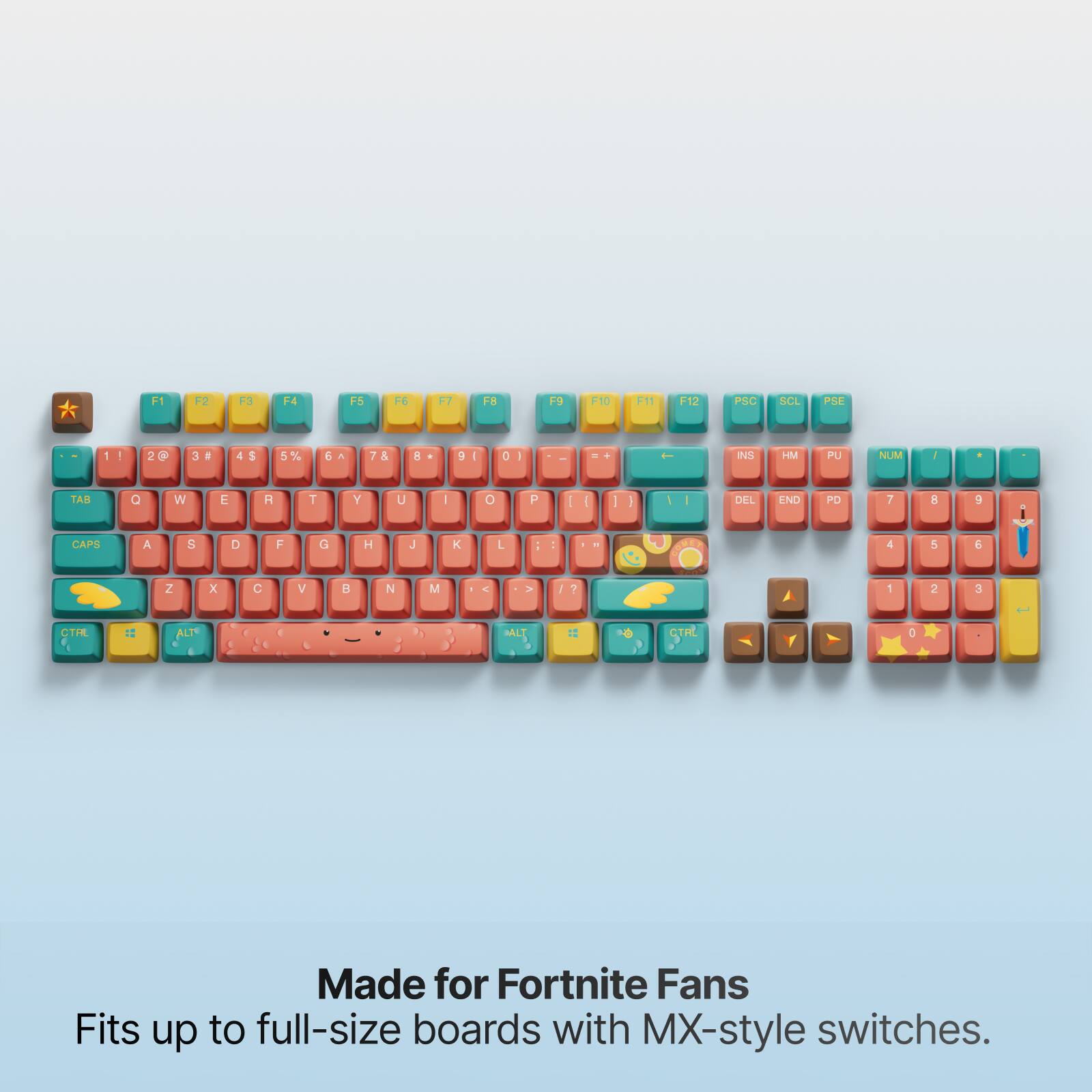 SteelSeries PBT Accessory Keycaps Fortnite Guff Edition Multi - Best Buy