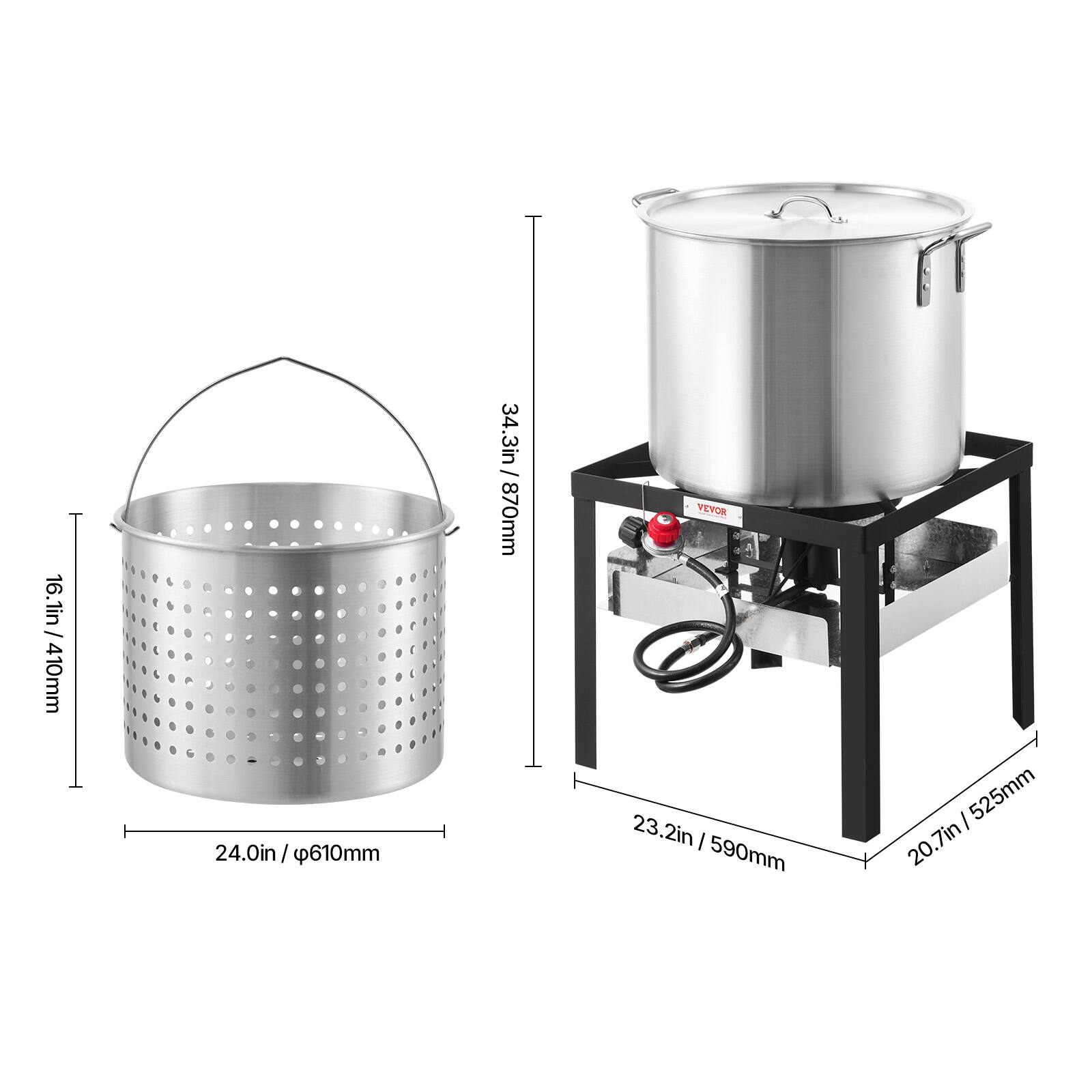 - 16.1in / 410mm
- 24.0in / 610mm
- 34.3in / 870mm
- 23.2in / 590mm
- 20.7in / 525mm
- 23.2in / 590mm
- 20.7in / 525mm
- 24.0in / 610mm
- 34.3in / 870mm
- 16.1in / 410mm