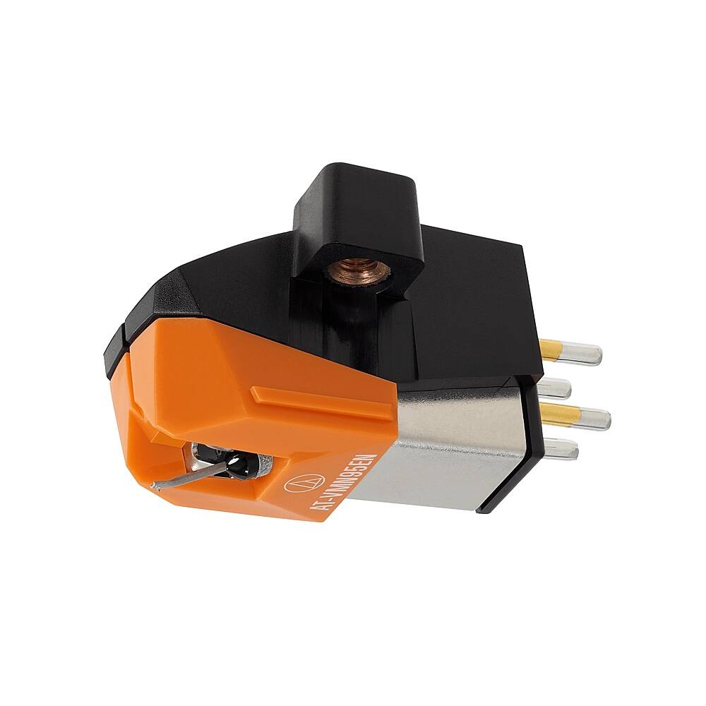 Angle. Audio-Technica - Audio Technica AT-VM95EN Dual Moving Magnet Cartridge - Orange.