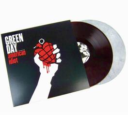 Green Day - American Idiot - Limited Colored Vinyl with LP1 pressed on Red with Black swirl & LP2 - VINYL LP