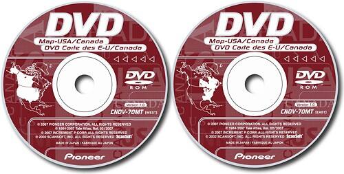 Front Standard. Pioneer - Navigation System Upgrade Discs for Select Pioneer A/V Receivers.