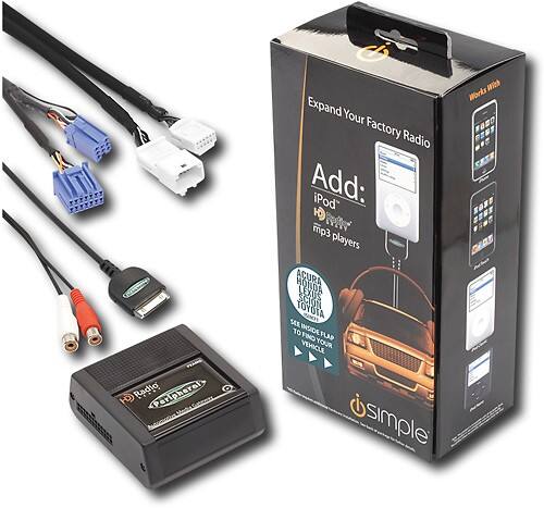 Front Standard. iSimple - Apple® iPod® Direct Connect Kit for Select Vehicles (Basic Install Included).