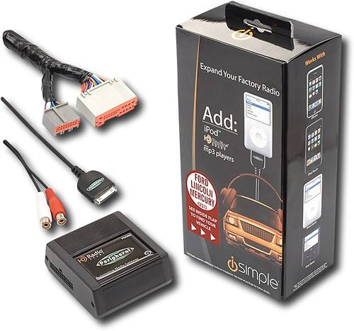 Front Standard. iSimple - Apple® iPod® Direct Connect Kit for Select Vehicles (Basic Install Included).
