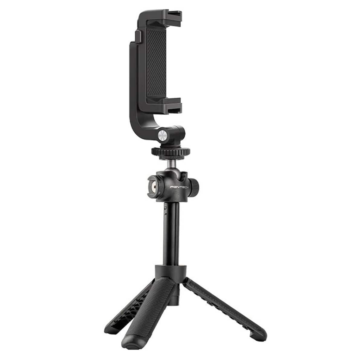 PGYTECH - 4-Section Extension Pole Tripod Set with Cold Shoe Smartphone Holder
