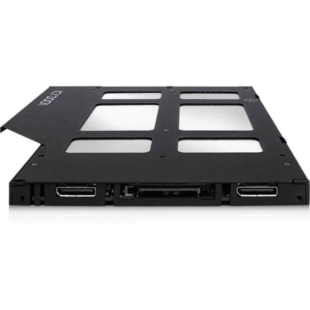 Alt View 10. Icy Dock - 2 x M.2 NVMe SSD Mobile Rack Enclosure for Ultra Slim ODD Bay (9.5mm).