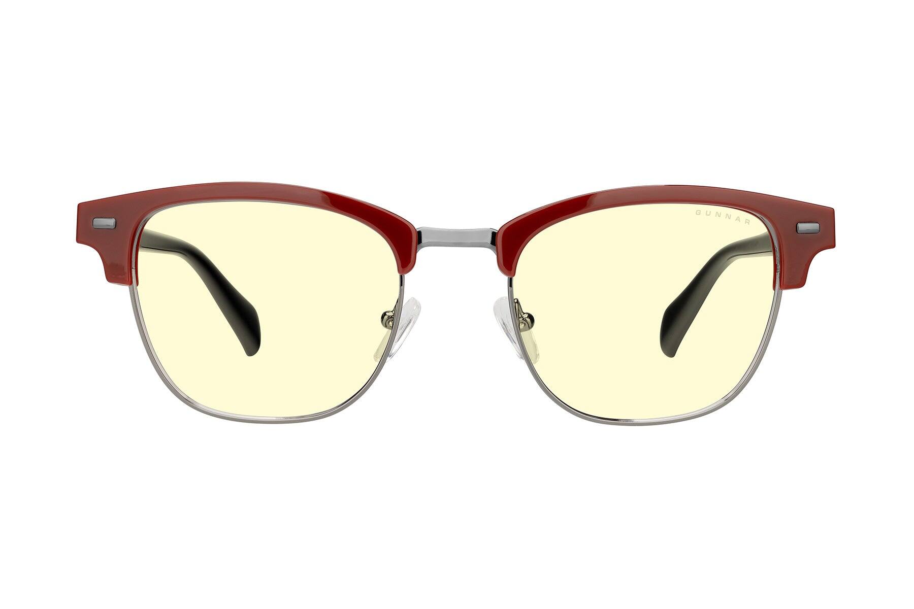 Alt View 4. GUNNAR - GUNNAR Gaming Glasses  - Diablo IV Sanctuary Edition, Blood Onyx, Amber Lens - Blue Light Blocking, Relieve Dry Eye - Blood Onyx.