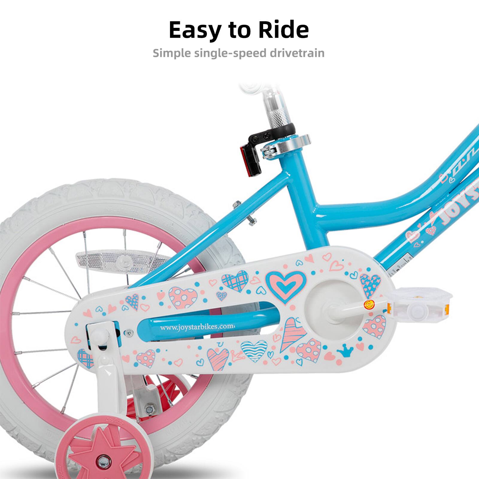 Easy to Ride  
Simple single-speed drivetrain  

www.joystarbikes.com