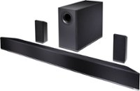 Angle Zoom. VIZIO - 5.1 Channel Soundbar System with Bluetooth and 6" Wireless Subwoofer - Black.