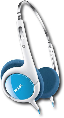 Image of Philips - Children's Headphones - Blue/White