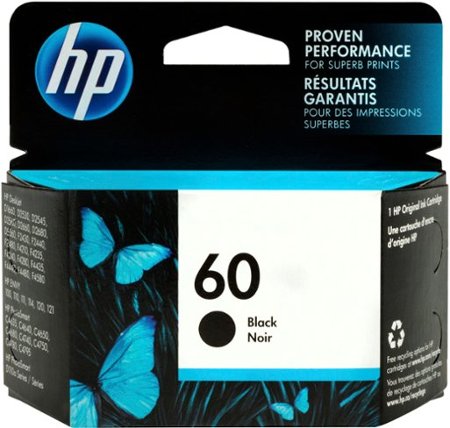 HP - 60 Standard Capacity Ink Cartridge - Black