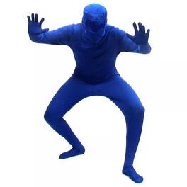 Seasonal Visions International - Blueman Bodysuit Costume Adult X-Large - Blue
