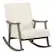 Angle. OSP Home Furnishings - Gainsborough Rocker - Linen.