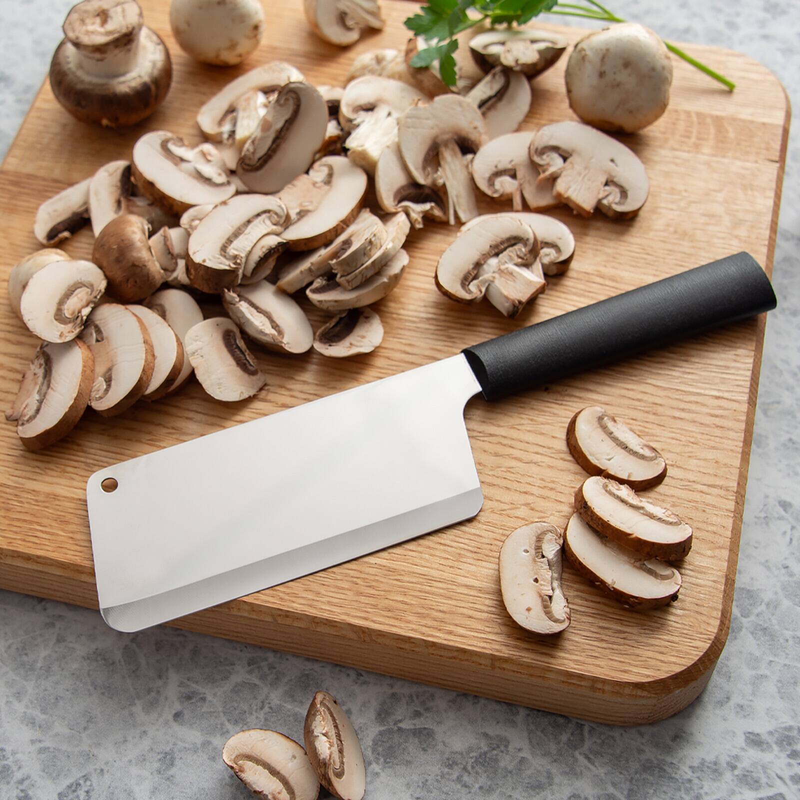 Alt View 7. Rada - 5.25 Inch Chef's Dicer Knife, Black Handle - Black.