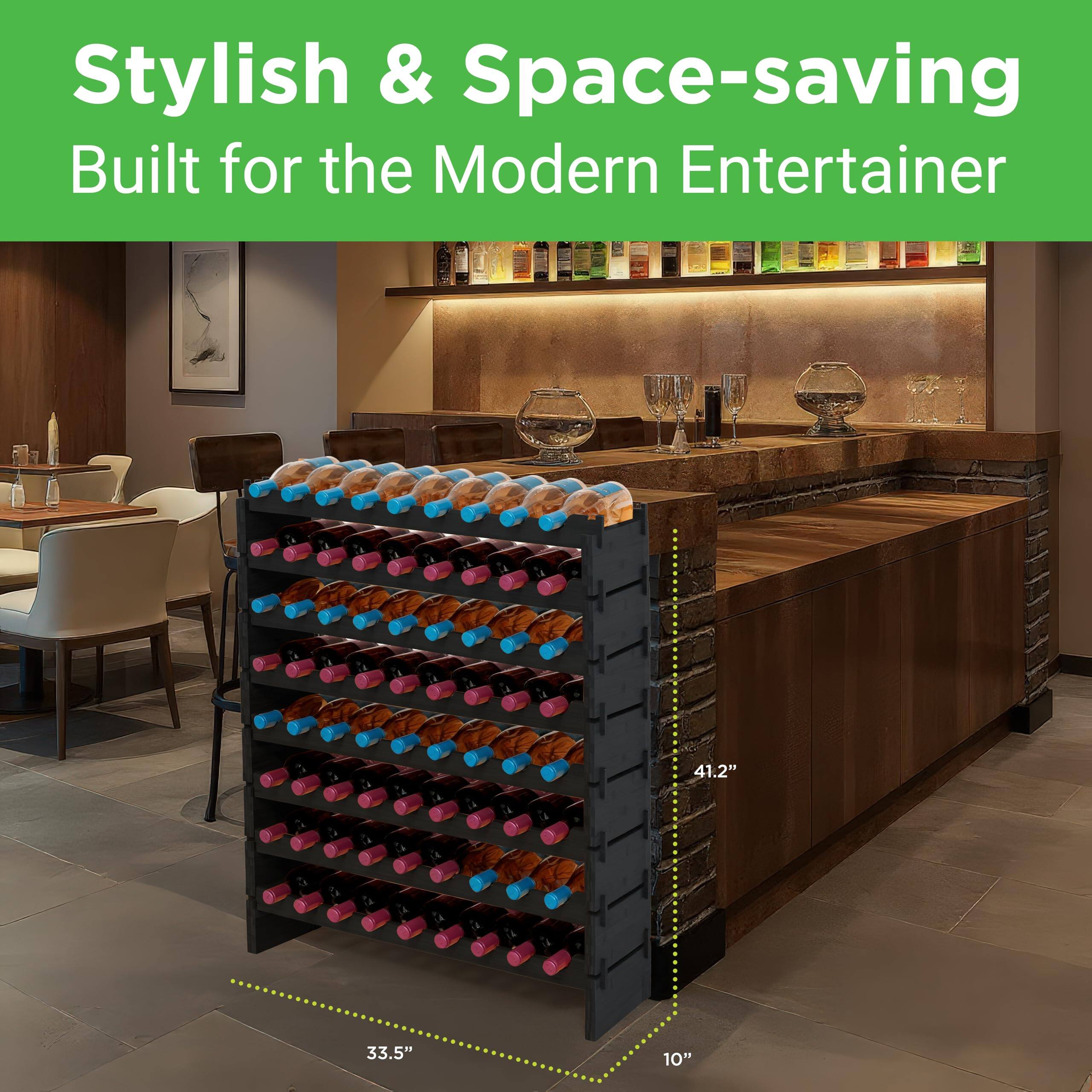 Stylish & Space-saving  
Built for the Modern Entertainer  

41.2"  
33.5"  
10"