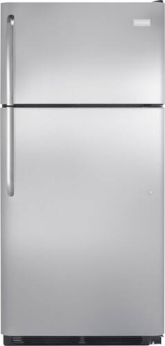 Front Standard. Frigidaire - 18.3 Cu. Ft. Top-Freezer Refrigerator - Stainless-Steel.