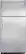 Front Standard. Frigidaire - 18.3 Cu. Ft. Top-Freezer Refrigerator - Stainless-Steel.