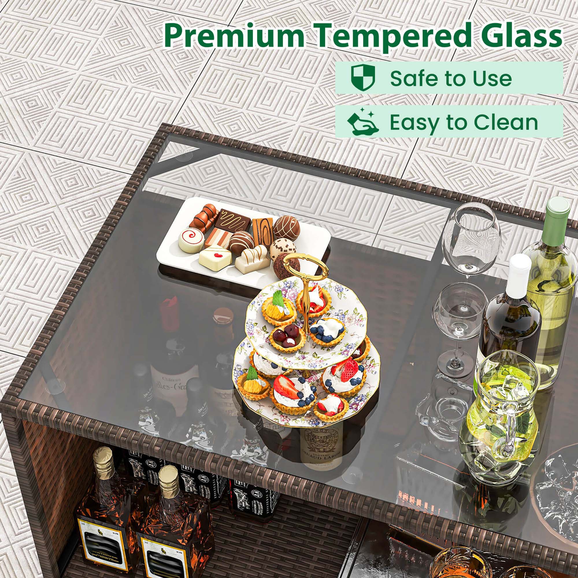 Premium Tempered Glass Safe to Use Easy to Clean
