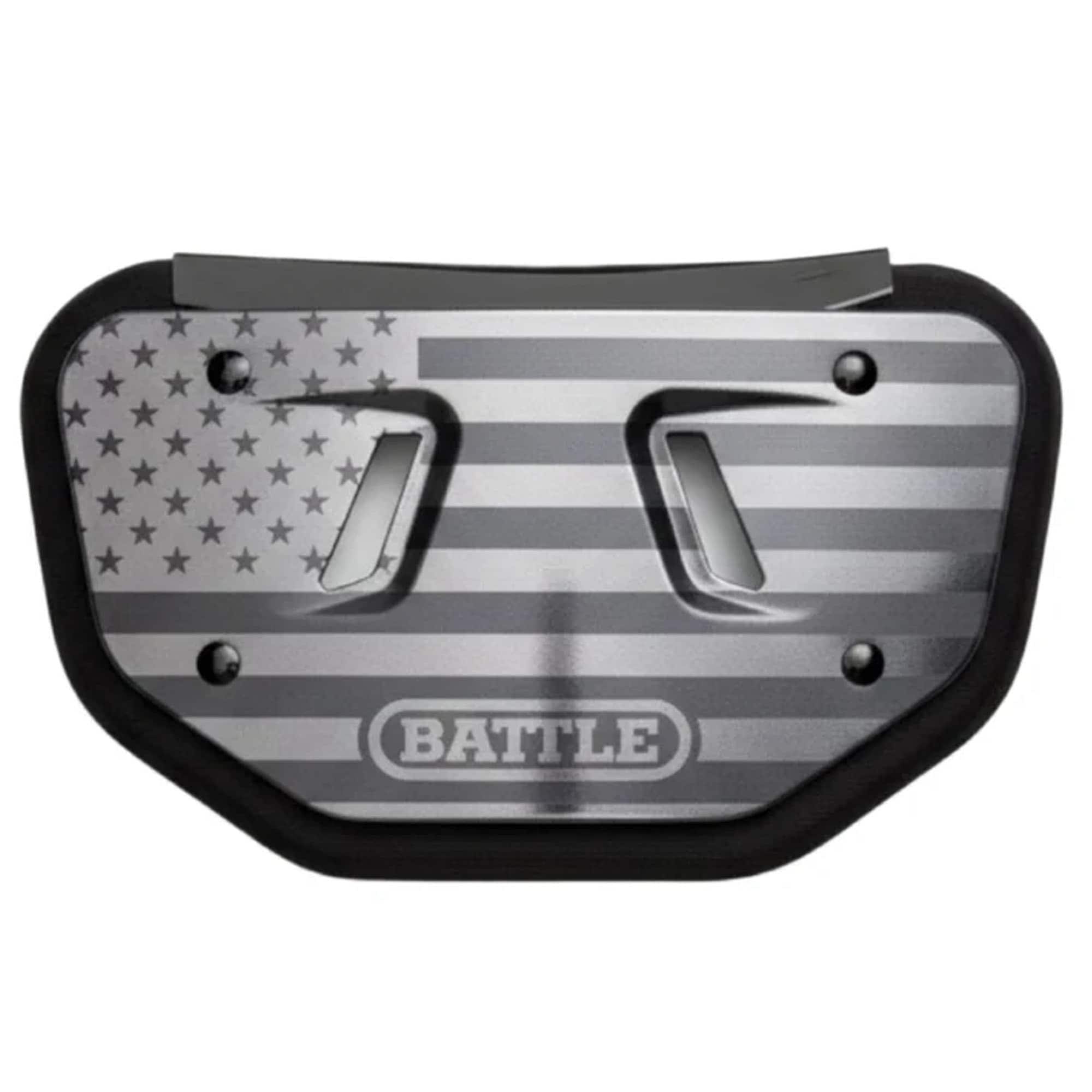 Battle Sports - Youth "USA Flag Black Ops" Back Plate - Black / USA Flag