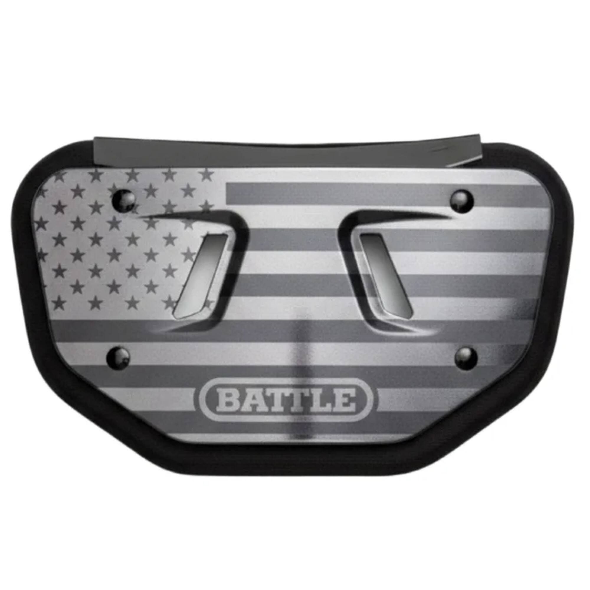 Battle Sports - Youth "USA Flag Black Ops" Back Plate - Black / USA Flag