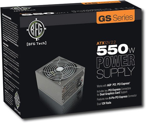  BFG - 550-Watt ATX CPU Power Supply