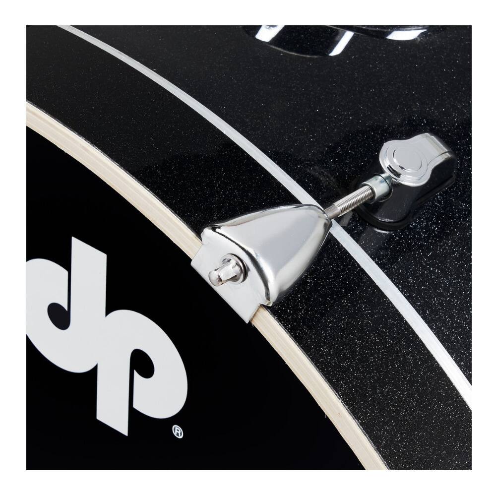 Back. Pacific Drums and Percussion - PDP Mainstage 5-Piece Complete Drum Kit with Hardware (Black Sparkle).