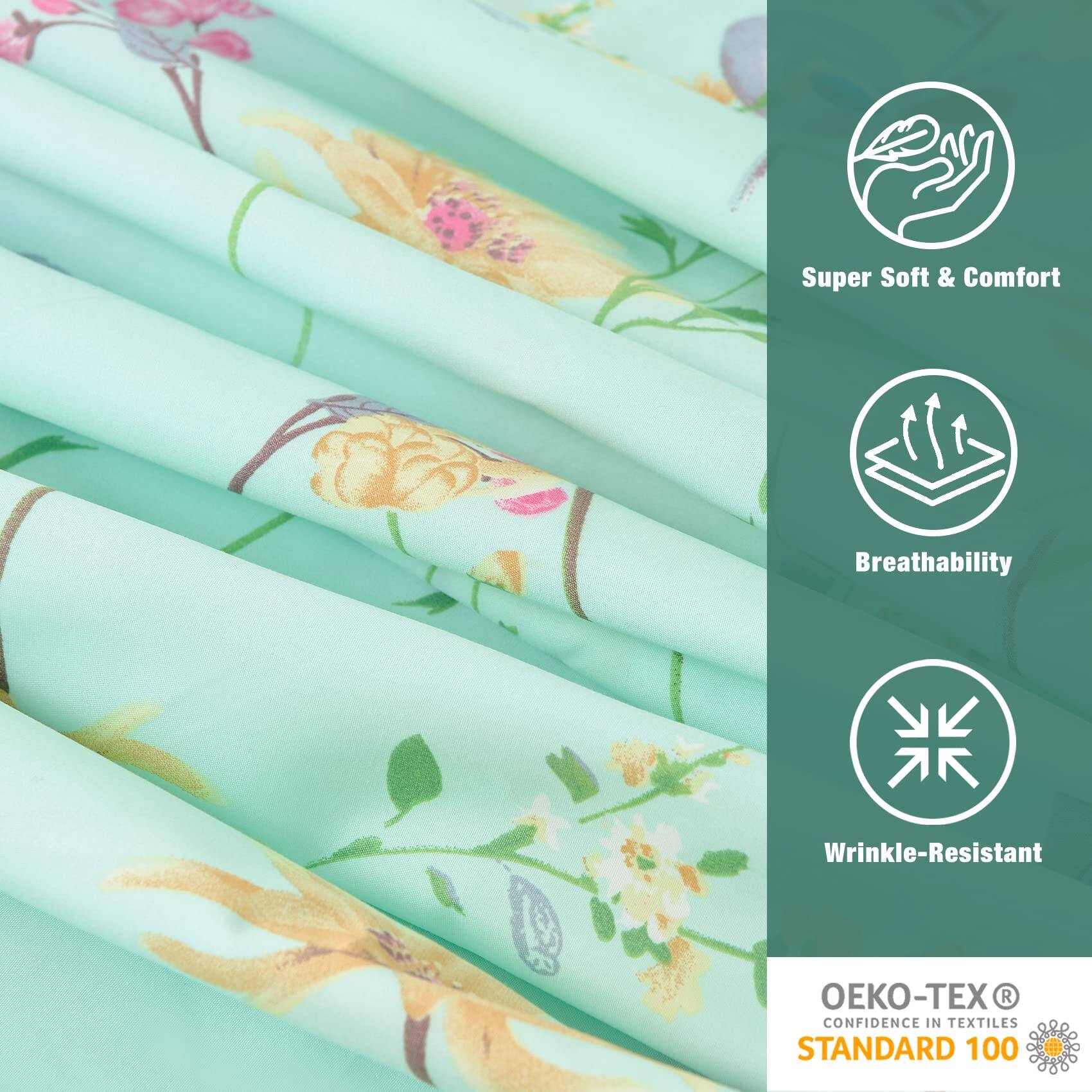 Super Soft & Comfort  
Breathability  
Wrinkle-Resistant  

OEKO-TEX®  
CONFIDENCE IN TEXTILES  
STANDARD 100