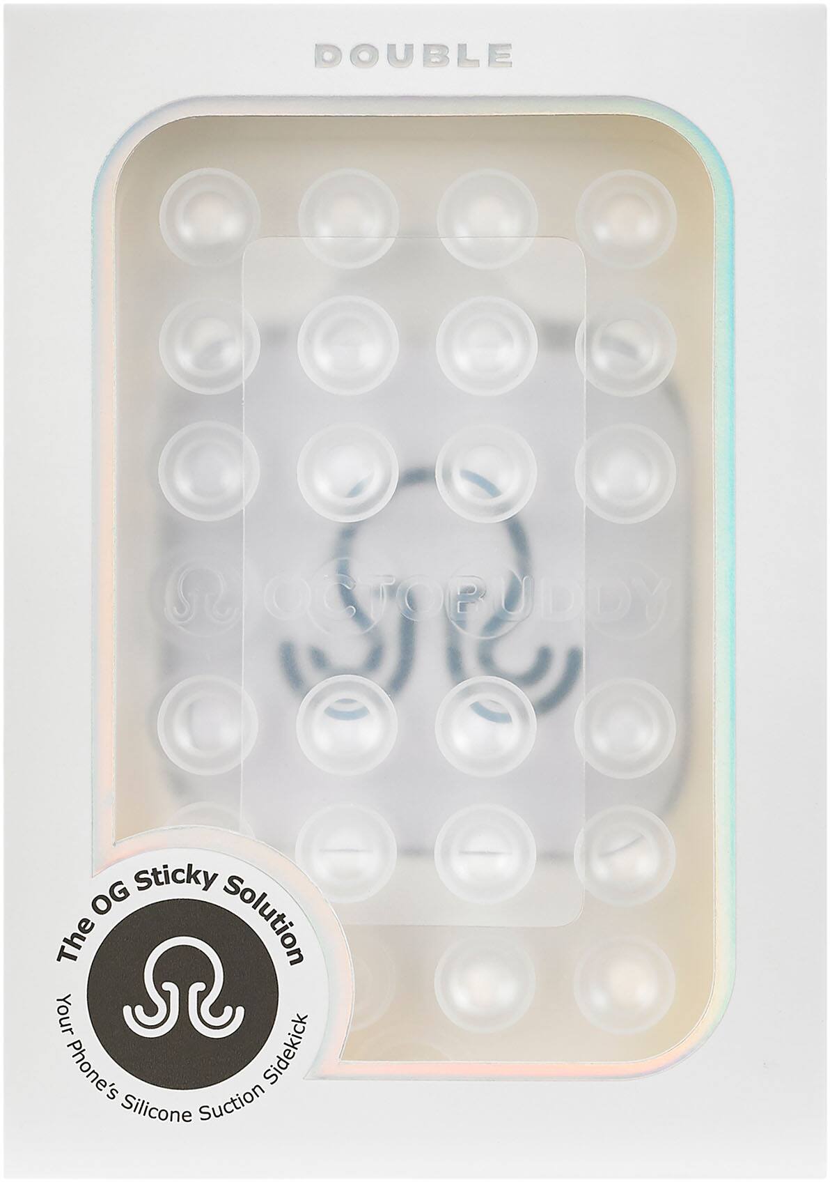 POUBLE ATOPUDY  
The OG Sticky Solution  
Your Phone's Sidekick Silicone Suction