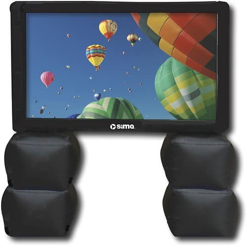 Front Standard. Sima - XL Theater 72" Widescreen Inflatable Projection Screen.