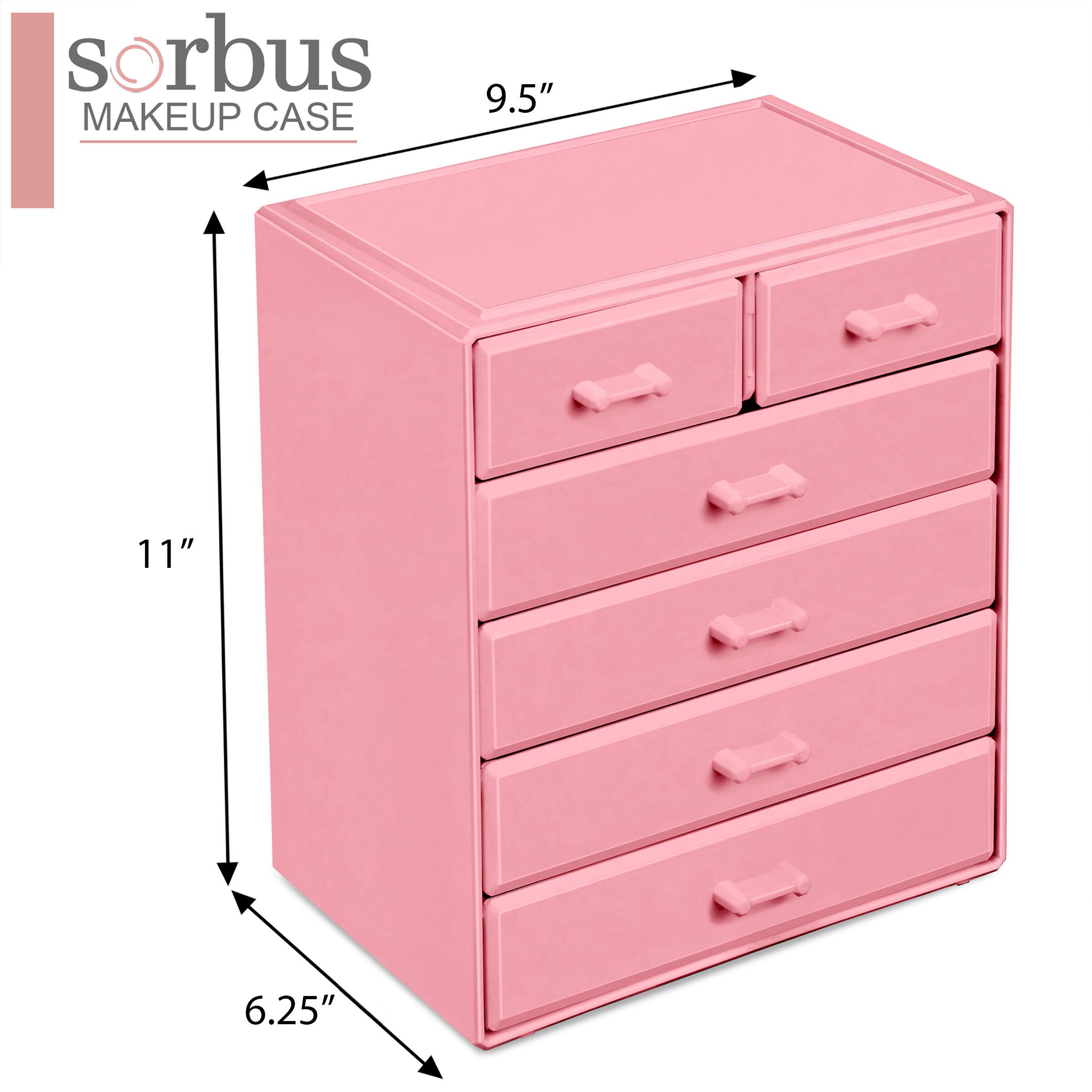 sorbus  
MAKEUP CASE  

9.5"  
11"  
6.25"