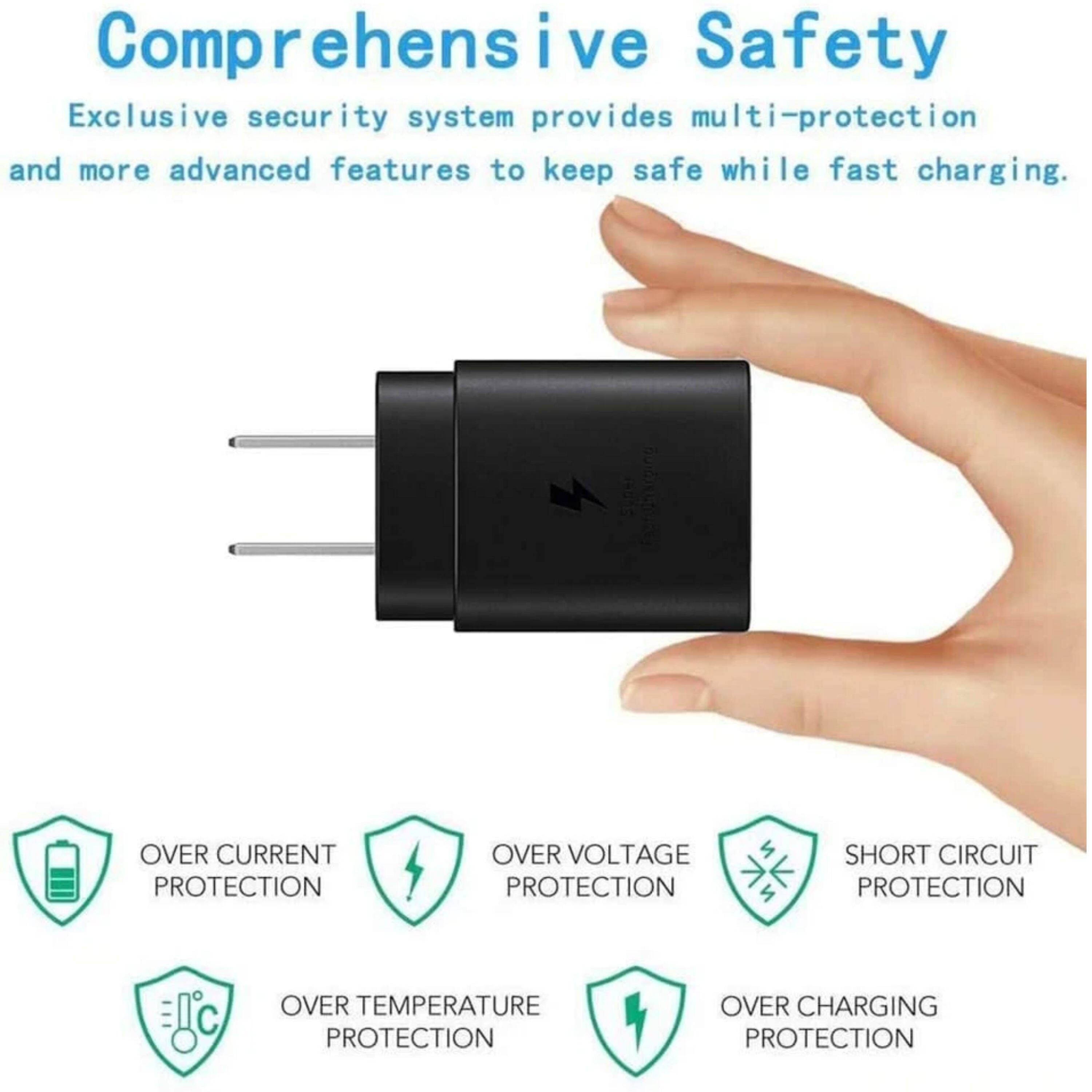 Comprehensive Safety

Exclusive security system provides multi-protection and more advanced features to keep safe while fast charging.

- OVER CURRENT PROTECTION
- OVER VOLTAGE PROTECTION
- SHORT CIRCUIT PROTECTION
- OVER TEMPERATURE PROTECTION
- OVER CHARGING PROTECTION