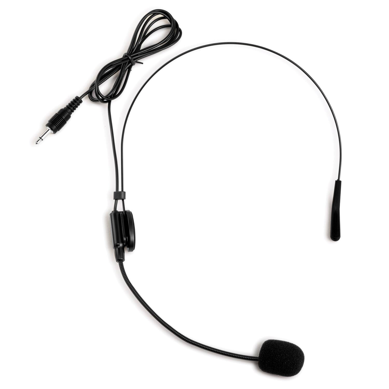 Alt View 2. Gemini - GMU-HSL100 UHF Single-Channel Wireless Microphone System with Headset and Lavalier Microphones - Black.