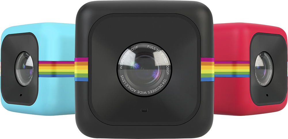 Best Buy: Polaroid Cube Lifestyle HD Action Camera Blue POLC3BL