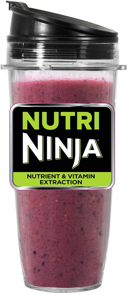 Ninja BL480D Nutri 1000 Watt Auto-IQ Base for Juices, Shakes & Smoothies  Personal Blender, 18 and 24 Oz, Black/Silver 