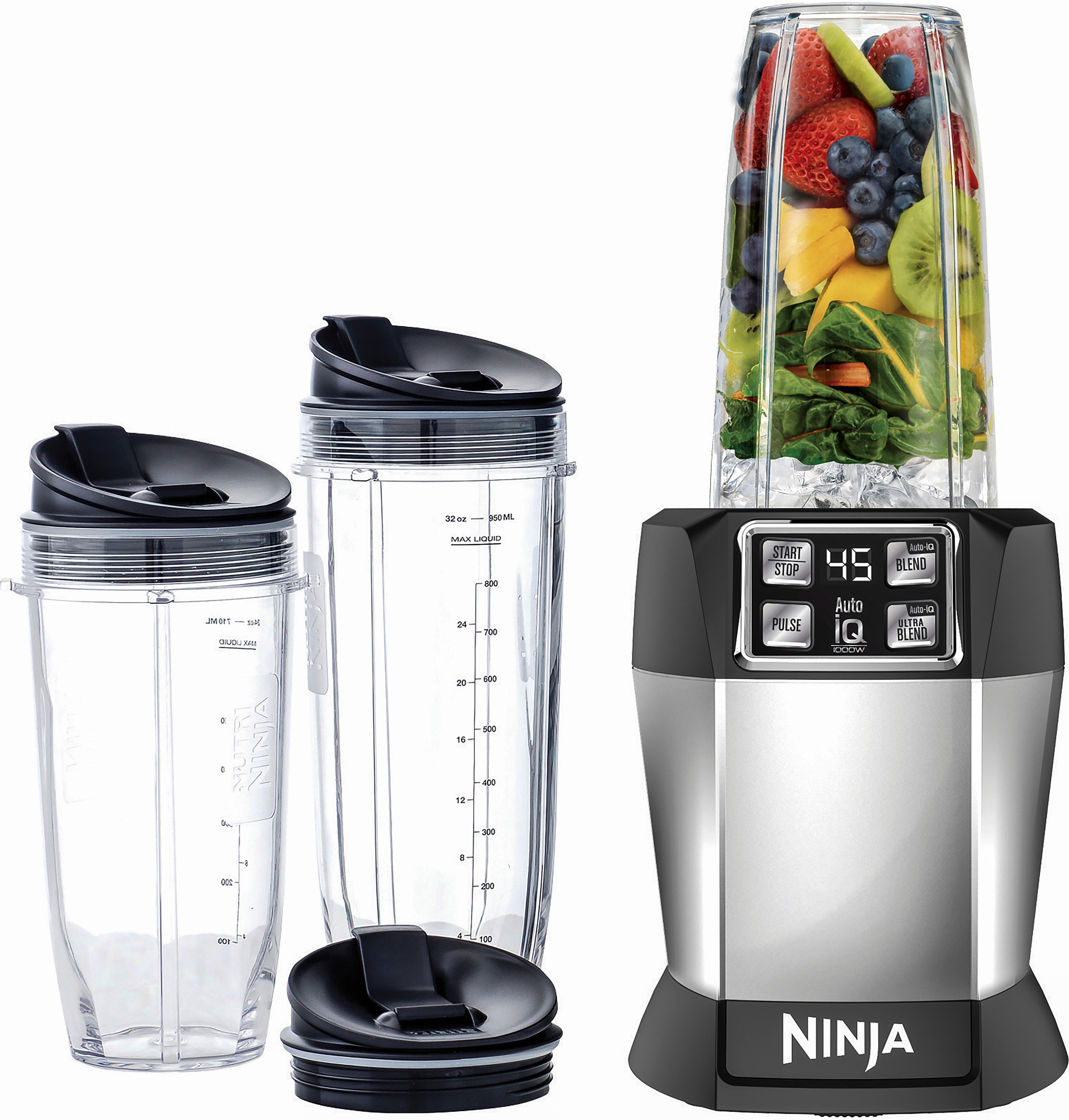 Ninja BL482 Nutri Personal Blender Auto-iQ Base w/ 3 Cups 1000-Watt -  appliances - by owner - sale - craigslist