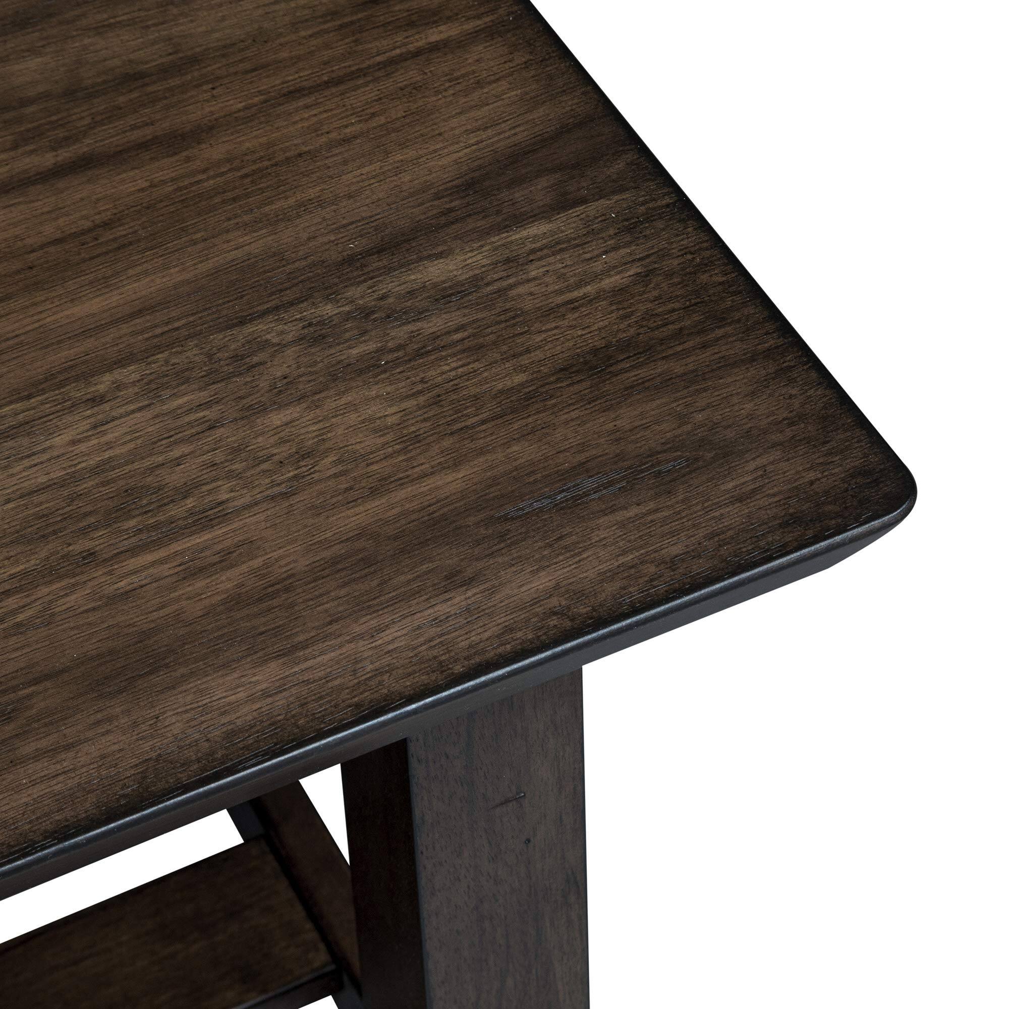 Alt View 3. Liberty Furniture Industries - Ventura Blvd Rectangular End Table in Bronze Spice - Brown.