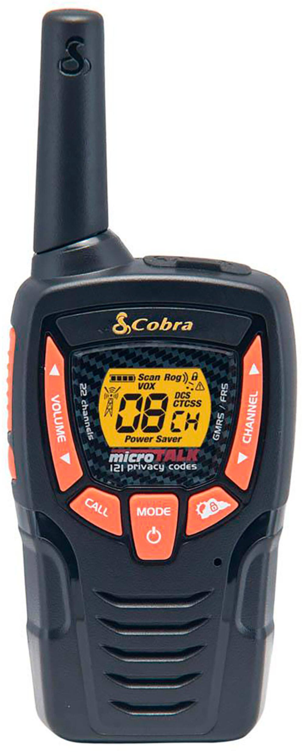 Alt View 11. Cobra - 25-Mile, 22-Channel FRS/GMRS 2-Way Radio (Pair) - Black.