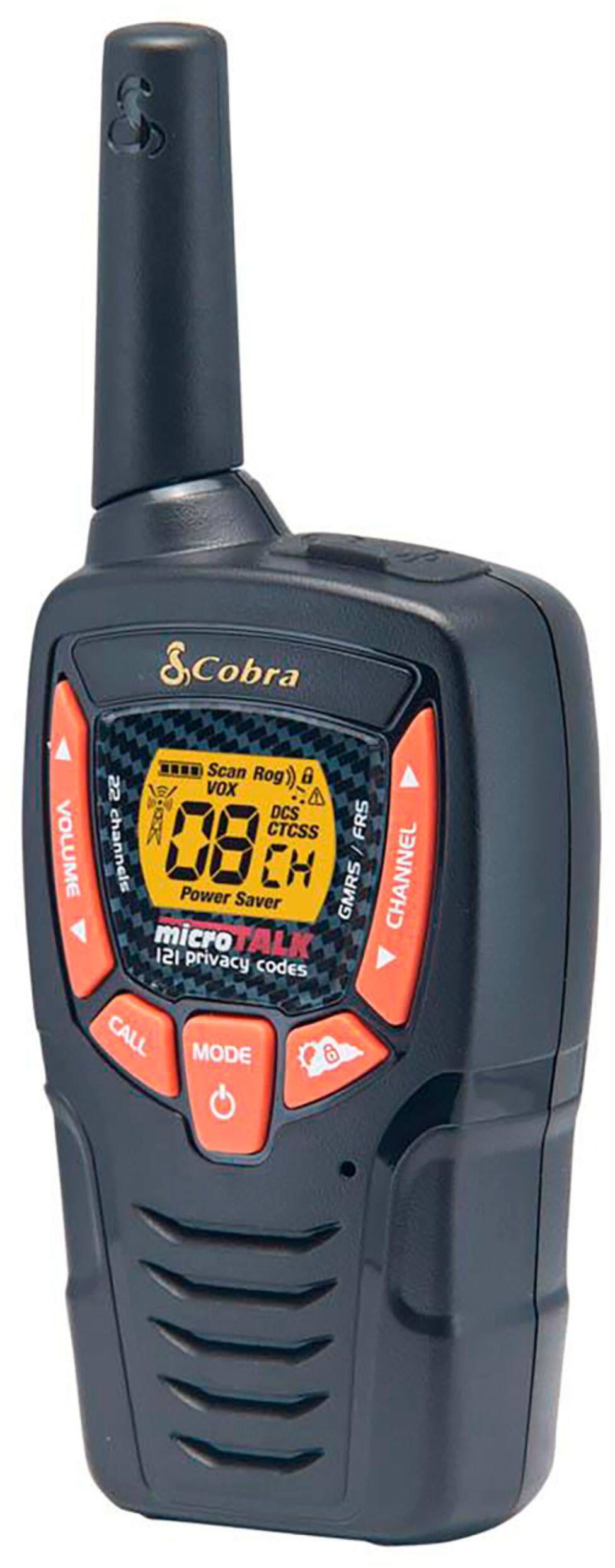 Alt View 18. Cobra - 25-Mile, 22-Channel FRS/GMRS 2-Way Radio (Pair) - Black.