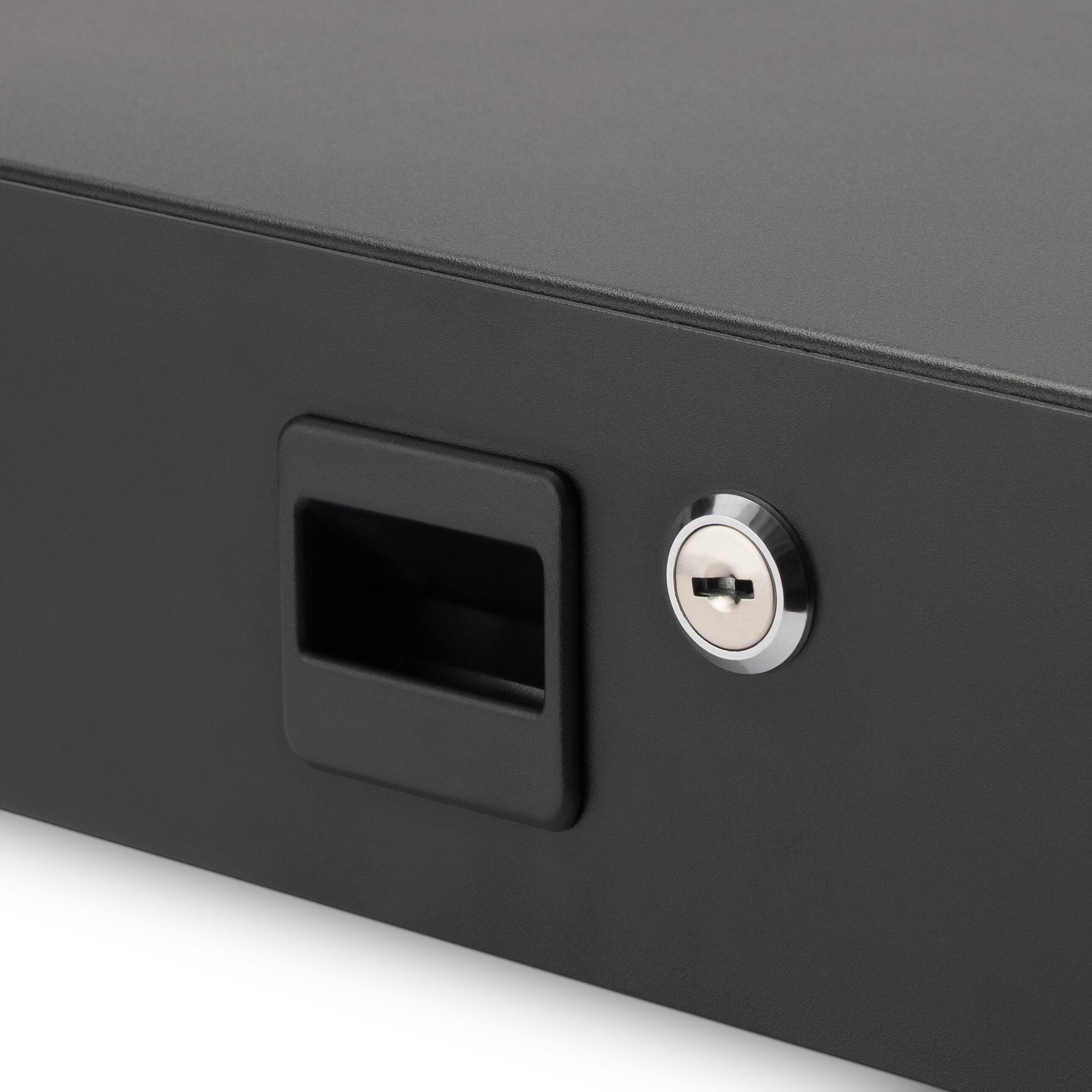 Alt View 7. On Stage Stands - On-Stage Locking Rack Drawer, 2U (RDL2000) - Black.