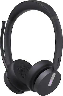 Yealink - 1208685 WH64 Hybrid Dual Teams Headphones,Dongle Hybrid Technology Idealfor Microsoft Teams, Noise Reduction USB