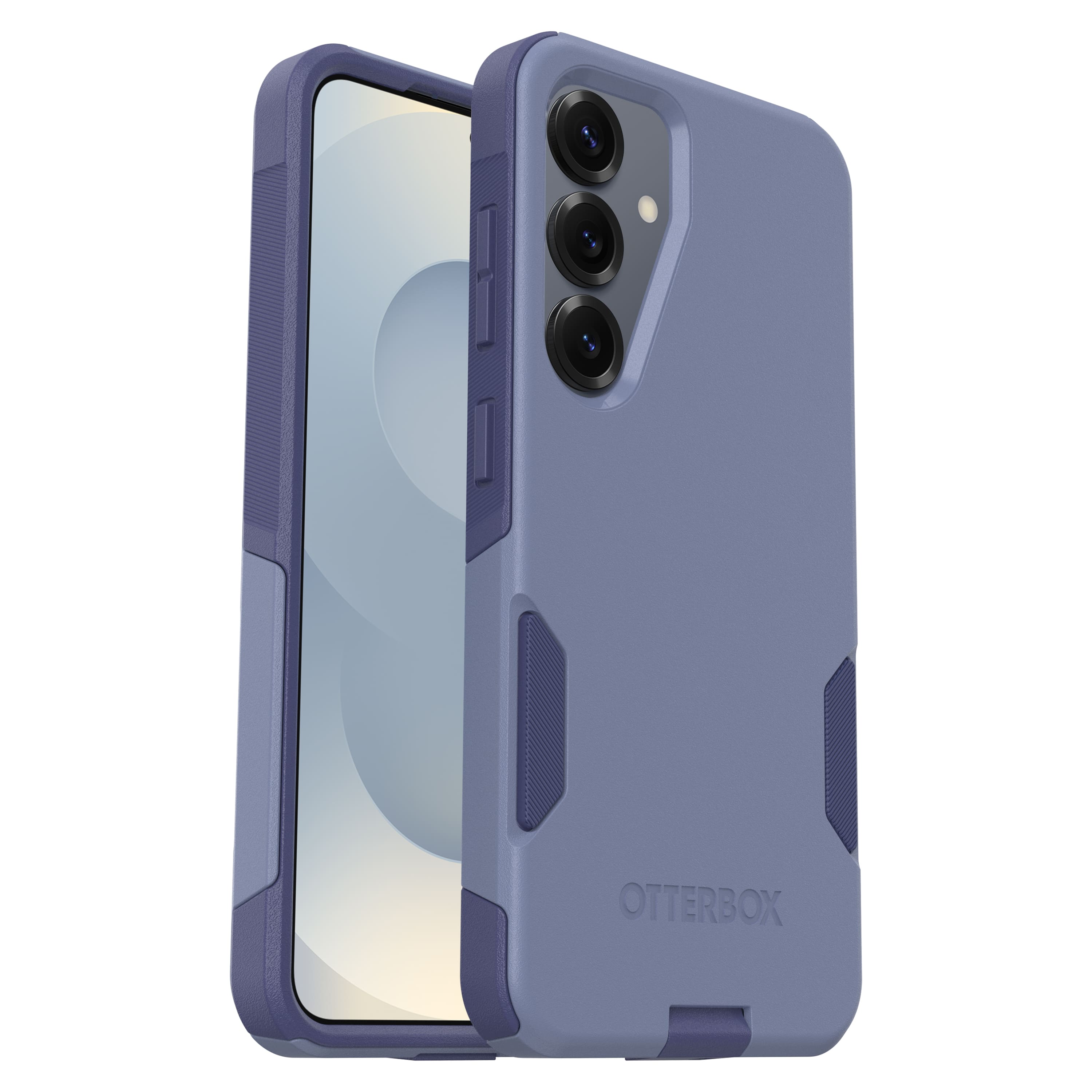 OtterBox - Commuter Series Hard Shell for Samsung Galaxy S25 - Purple - Front_Zoom