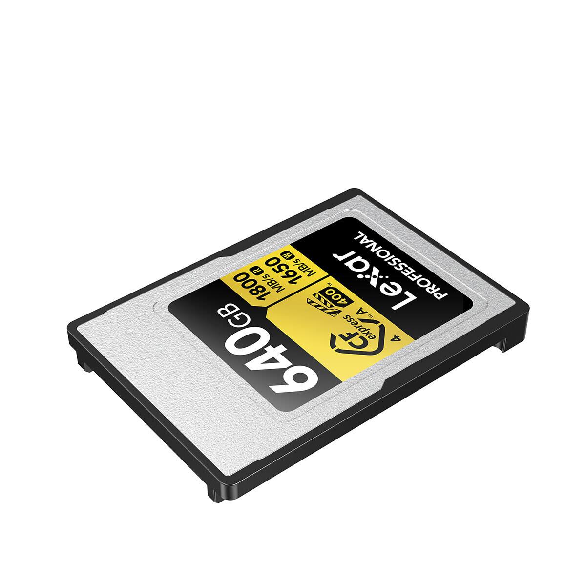 M.2 NVMe 640GB 1800 MB/s 1650 MB/s PROFESSIONAL A en CF express 4