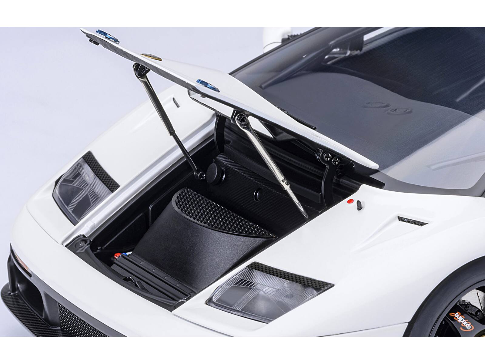 Alt View 2. Autoart - Lamborghini Diablo GTR Impact White 1/18 Model Car by Autoart.