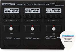 GCE-3 Guitar Lab Circuit Emulator, Compact USB Audio Interface for Emulation of Zoom Effects Processors Using Guita
