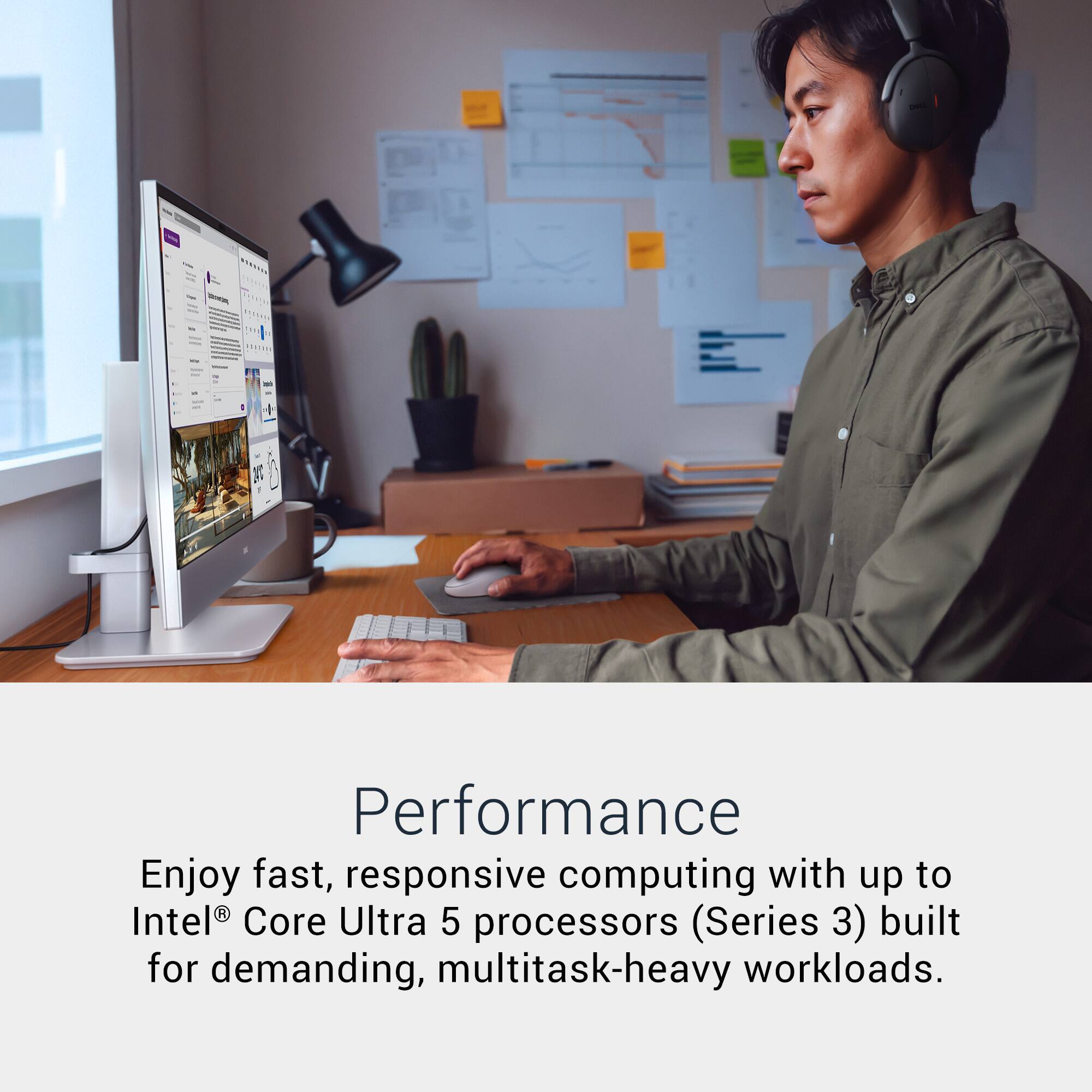 Performance  
Enjoy fast, responsive computing with up to Intel® Core Ultra 5 processors (Series 3) built for demanding, multitask-heavy workloads.