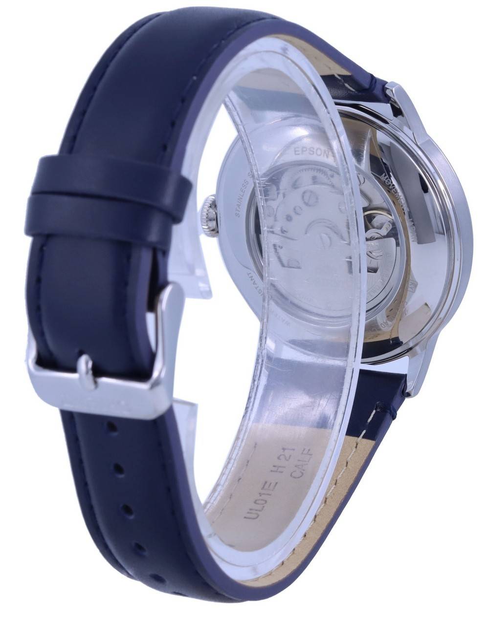 S STAINLESS EPSON 00 MOVEMENT STANT A H21 H CALF UL01E