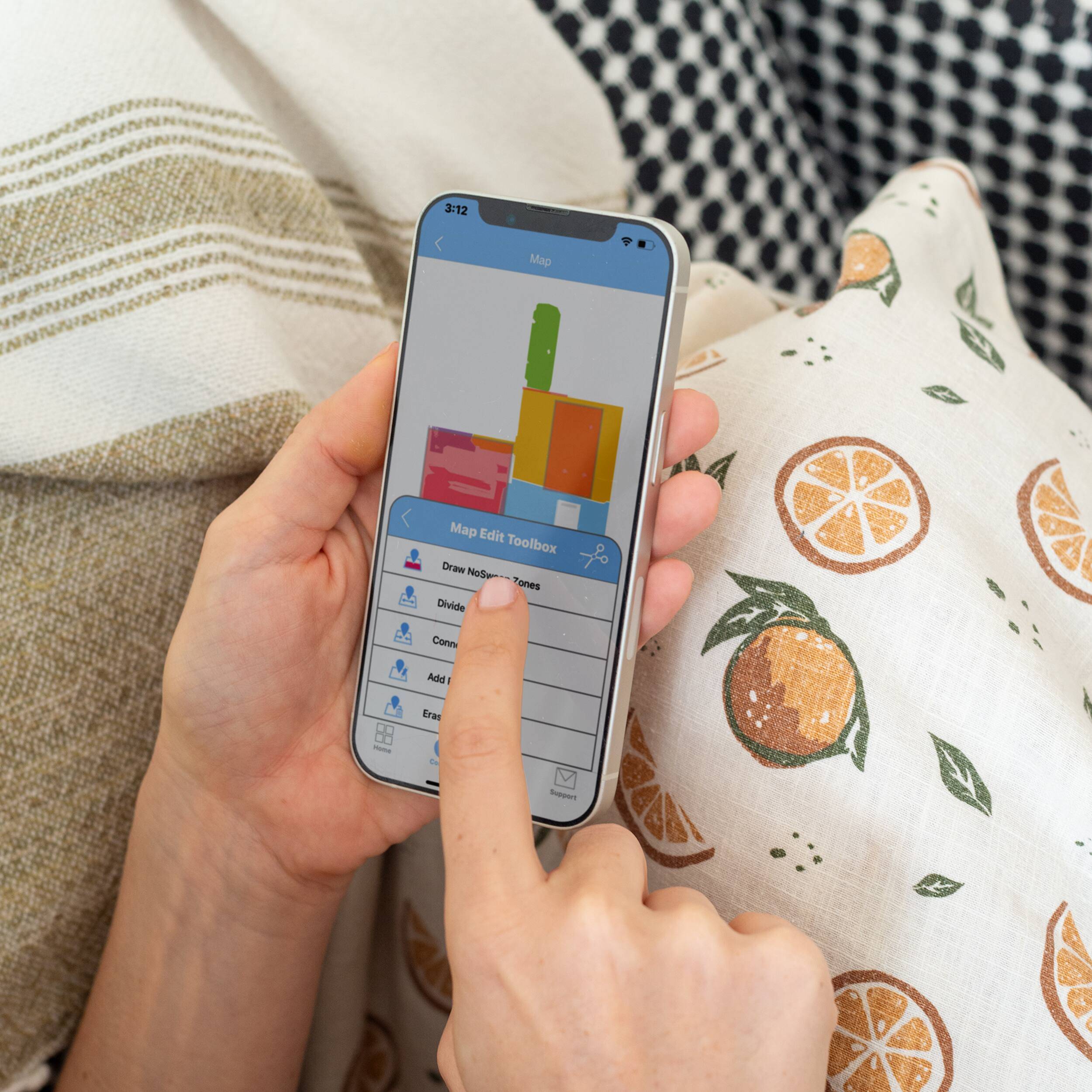 Alt View 16. bObsweep - PetHair Appetite Wi-Fi Connected Robot Vacuum and Mop - Thai Tea.