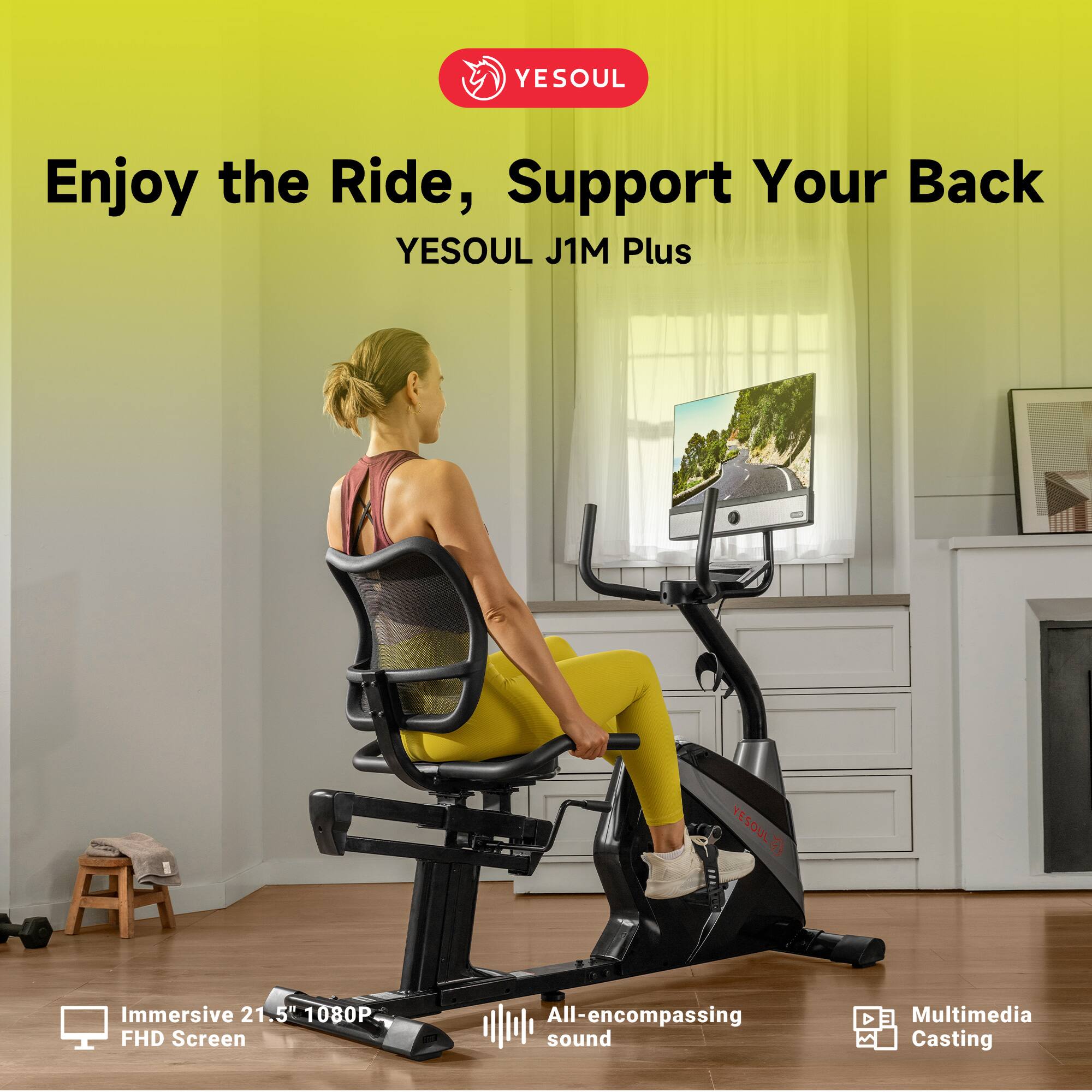 Enjoy the Ride, Support Your Back - Yesoul J1M Plus