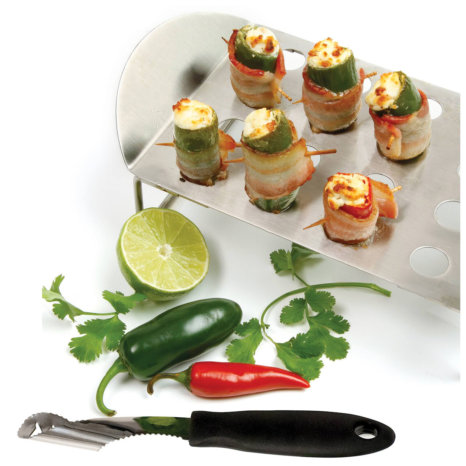 Alt View 7. Norpro - Grip EZ Deluxe Jalapeno Corer - Silver.